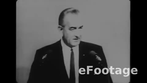 Jesuit trained U.S. President Lyndon Johnson answers question on Pope Paul VI (Sept. 21, 1966)