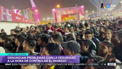 Se registraron disturbios en el Fan Festival