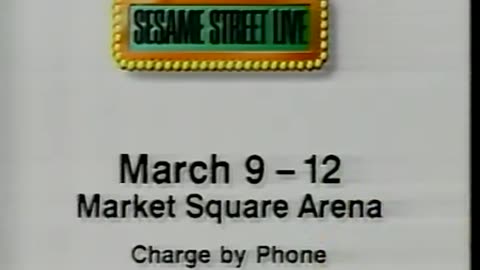 March 1995 - Sesame Street Live Comes to Market Square Arena