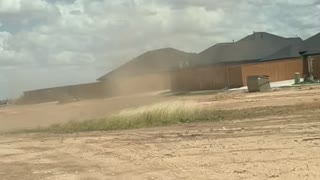 Driving Through a Dust Devil