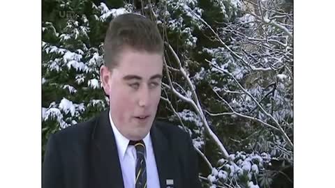 Irish Schoolboy With Thick Accent Warns of "Frostbit"