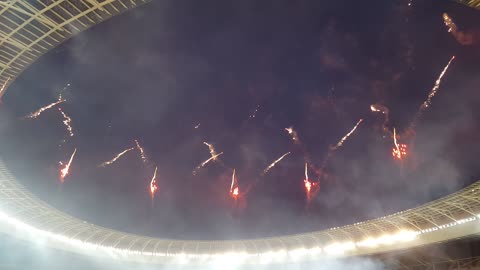 Fireworks at Cape Town 7's