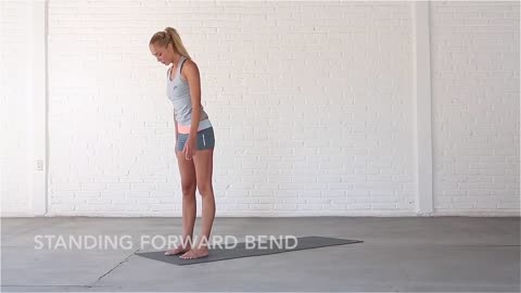 standing forward bend yoga