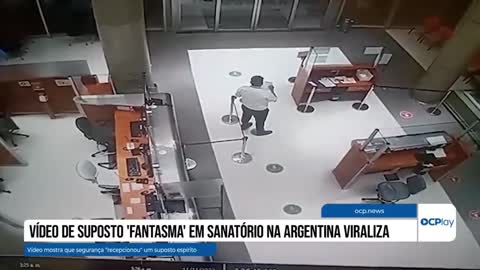 Vídeo de suposto 'fantasma' em sanatório na Argentina viraliza