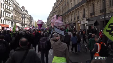 France: Luxury giant HQ stormed by pension protesters in Paris after setting share price record