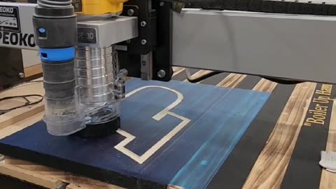 Engraving A Purdue Flag