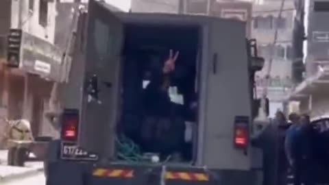 Footage from today one of the captured IDF vehicle by Hamas