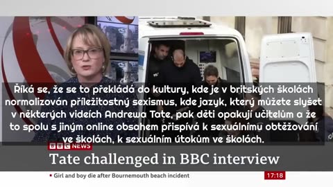 Andrew Tate BBC ROZHOVOR o obvinění z misogynie a ze znásilnění BBC News_ CZtit