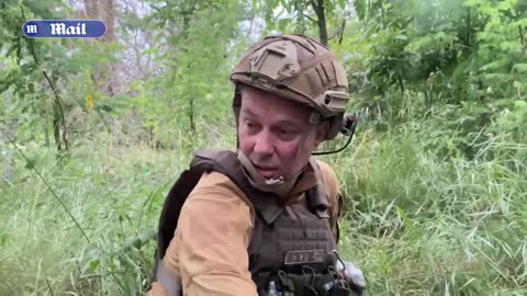 Under fire in Ukraine: Caught in terrifying firefight with Russian soldiers in front line trench