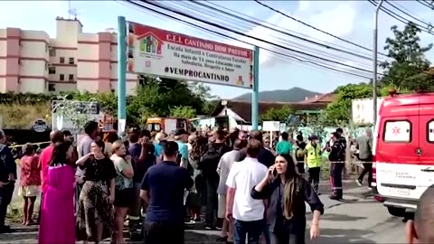 Man armed with axe attacks Brazil pre-school kids