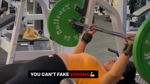 You can't Fake Strong | women's fitness training | Gym Motivation