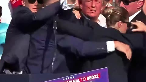 PRESIDENT DONALD TRUMP YELLS FIGHT!