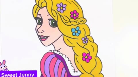 Let's Draw Rapunzel Together