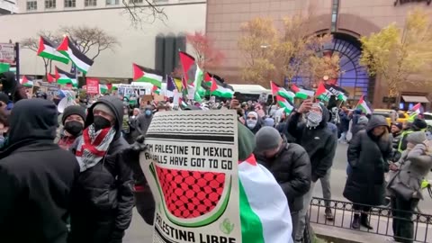 Pro-Palestine rallies coincide with Black Friday