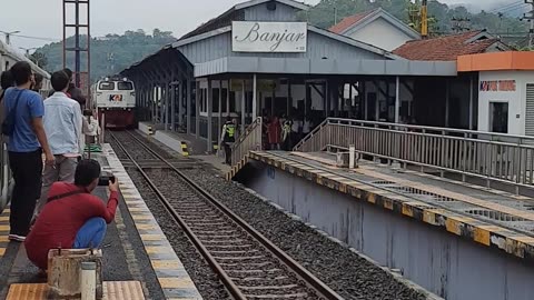 Banjar Train Station, Indonesia