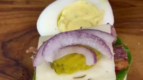 Keto Friendly Snacks - Deviled Egg Sammies