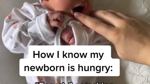 How I can tell that my newborn is hungry vs. full