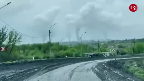 Ukrainian fighters showcase latest situation on Bakhmut road