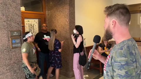 EPIC!!; Owen Shroyer Goes Super Saiyan After Deranged Leftist Slams Door Into His Face