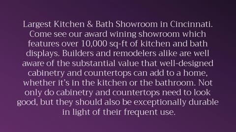 Cincinnati Kitchen Showroom