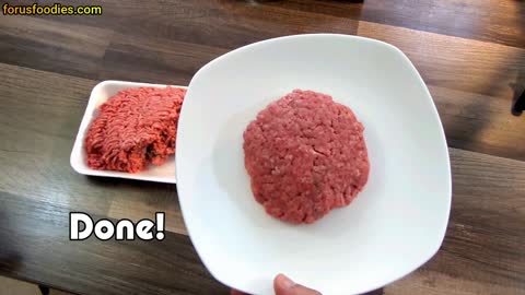 How to Make a Tick Hamburger Patty - Cooking Basics