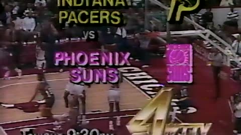 February 12, 1988 - Promo for Pacers-Suns and Open to WTTV's 'Movies til Dawn'