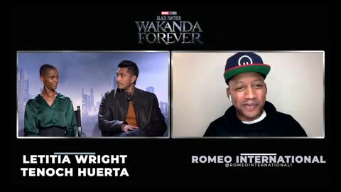 letitia wright, tenoch huerta, romeo international