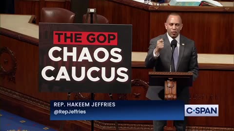 Hakeem Jeffries Puts On His Tinfoil Hat To Explain Mayorkas Impeachment