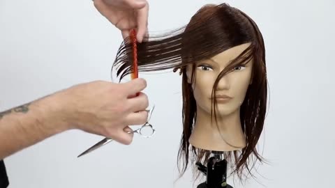 How to cut perfect face framing layers for long hair