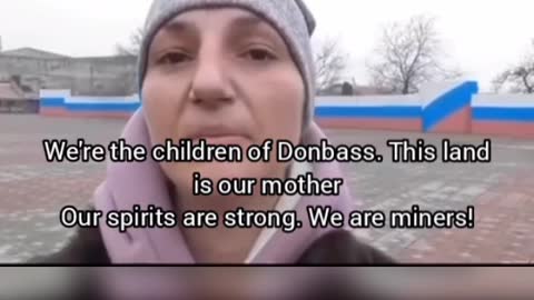 "I'm not a separatist, not a thug, not a scum. I'm just from Donbass. I was born here"