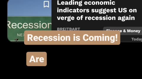 Recession is Coming! Are You Prepared?