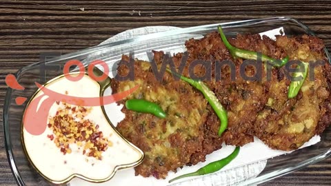 Vegetable Chappli Kabab/ New Style chappli kabab by FOOD WANDERER