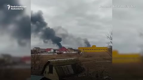 RUSSIAN MISSILE AIR STRIKE HITS