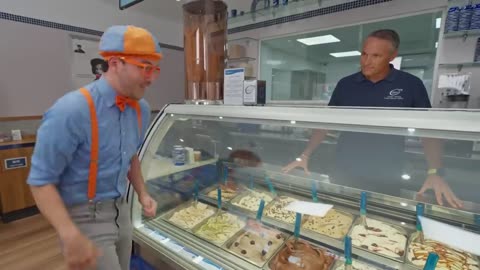 Blippi Makes Ice Cream!