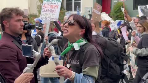 Liberal Goes Into Rage Induced MELTDOWN at Women's March in DC