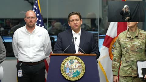 Gov. DeSantis Delivers 11 P.M. Update on Hurricane Ian