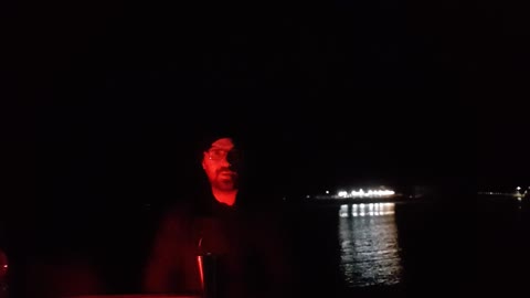 Night vlog overlooking Hayling ferry. UK 31st oct 2022