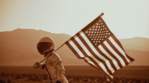 America on moon