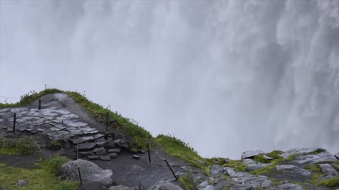 The Dettifoss Waterfalls In Iceland