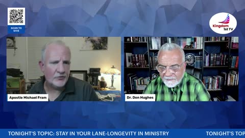 Stay In Your Lane - Longevity in Ministry with Guest Dr. Don Hughes 9-19-24