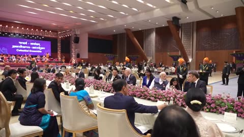 Exclusive visuals from Gala dinner during G20 Summit at Bharat Mandapam