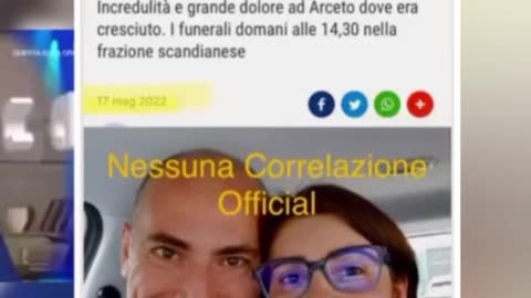 Malori, malori, malori improvvisi i… ovviamente …. non c'è correlazione.