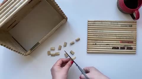 The Process Of Cutting A Roll Of Paper