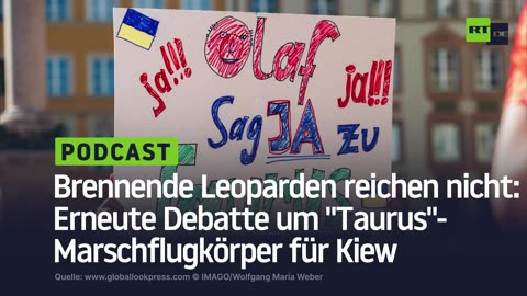 Brennende Leoparden reichen nicht: Erneute Debatte um "Taurus"-Marschflugkörper für Kiew