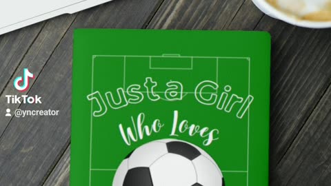 Just a Girl Who Loves Soccer .buy on Amazon #notebook #notebooks #journal #football #soccer #usa