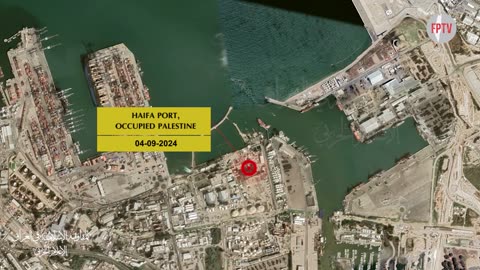 (EN) Islamic Resistance in Iraq (Hizbullah-IR) drone on Haifa, Sep 4, 2024