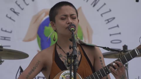 Kaya Ko Opens Freedom Organization Vancouver Canada Day Festival