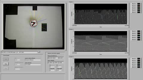 Control of a mobile robot by an electronic brain