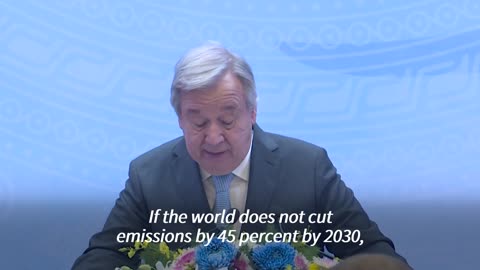 UN chief warns of 'climate nightmare' if energy emissions not cut | AFP