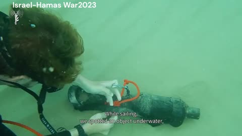 Israel-Hamas War2023 : IDF Underwater Unit Uncovers Hamas Weapons